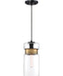 Gathering Small 1-light Mini Pendant Mystic Black