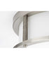 Mast 2-Light 13" Flush Mount Brushed Nickel