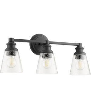 23"W Dunbar 3-light Bath Vanity Light Noir