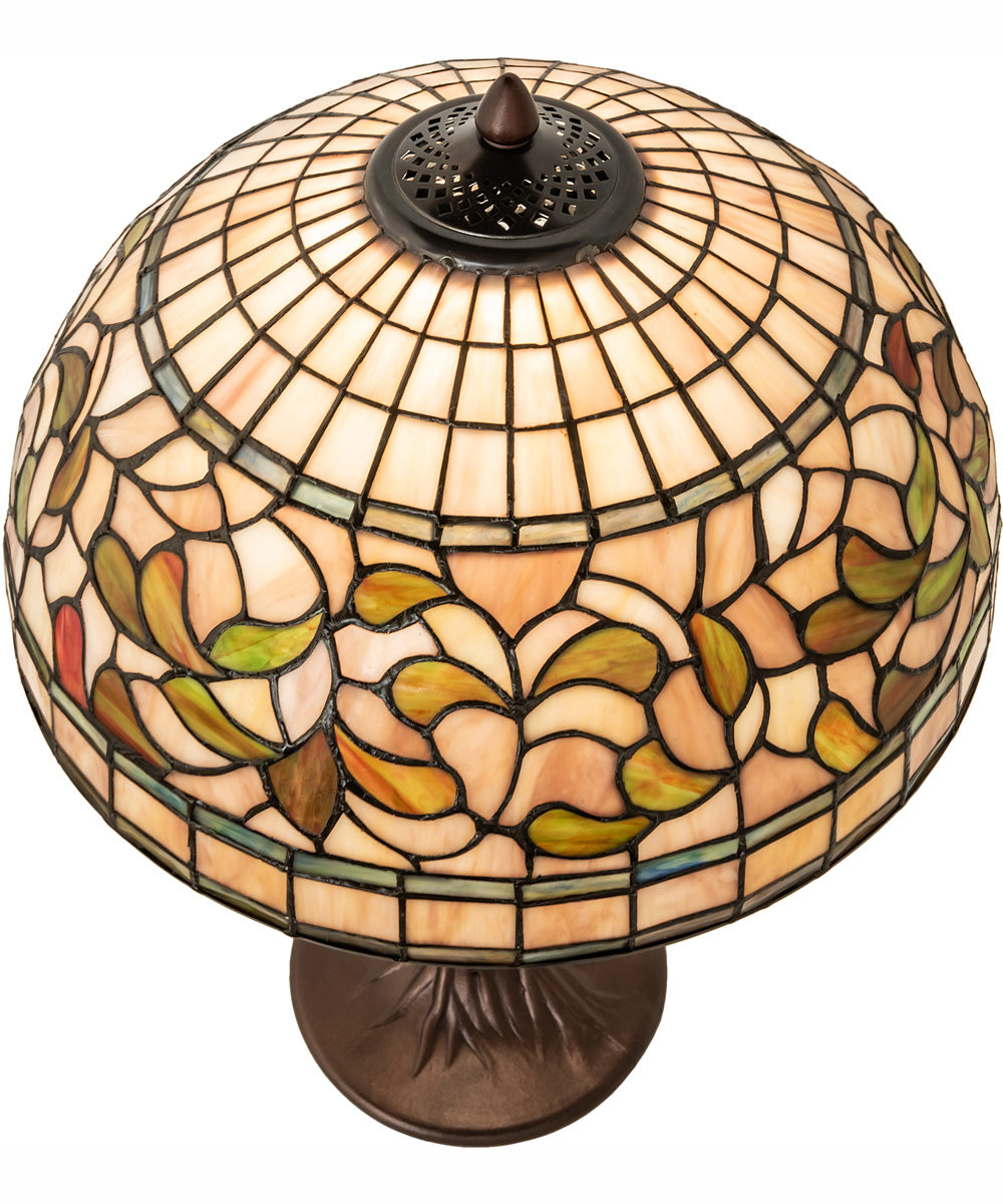 23" High Tiffany Turning Leaf Table Lamp