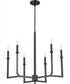 Merrick 6-light Chandelier Matte Black