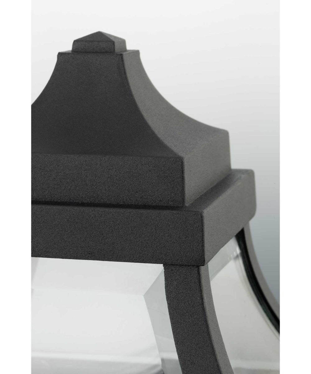 Endorse 1-Light Large Wall Lantern Textured Black