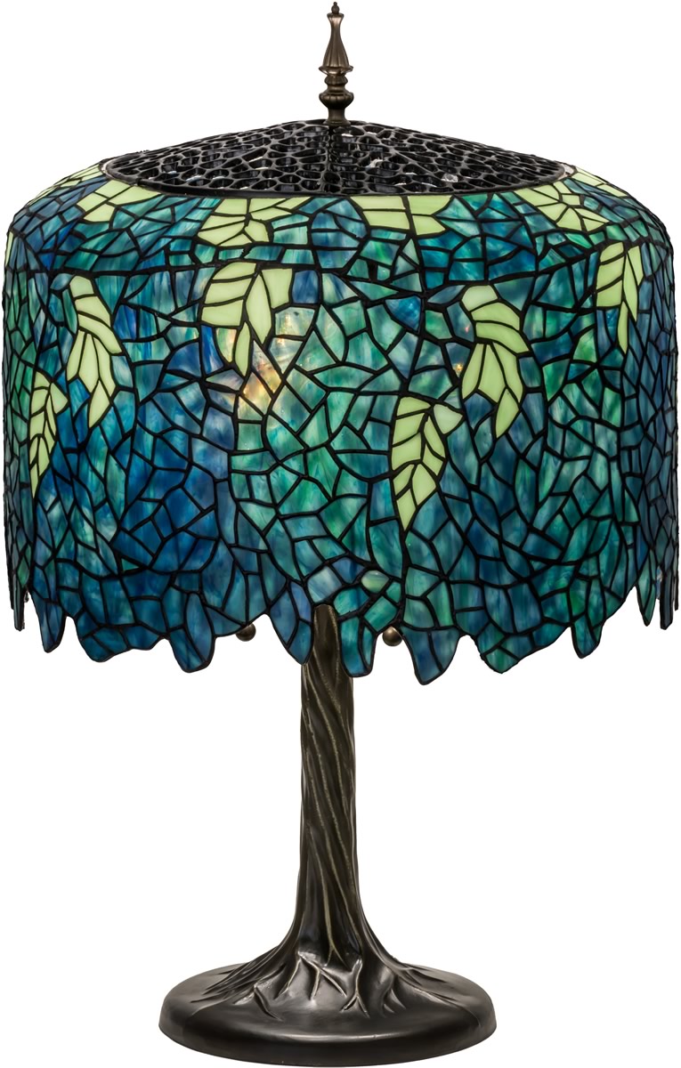 29"H Tiffany Wisteria Table Lamp
