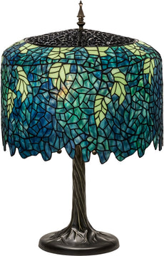 29"H Tiffany Wisteria Table Lamp
