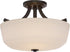 15"W Laguna 2-Light Close-to-Ceiling Forest Bronze