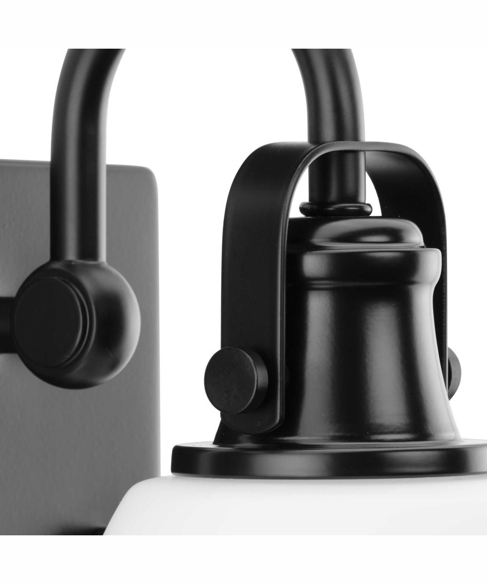 Preston 1-Light Coastal Bath Vanity Light Matte Black