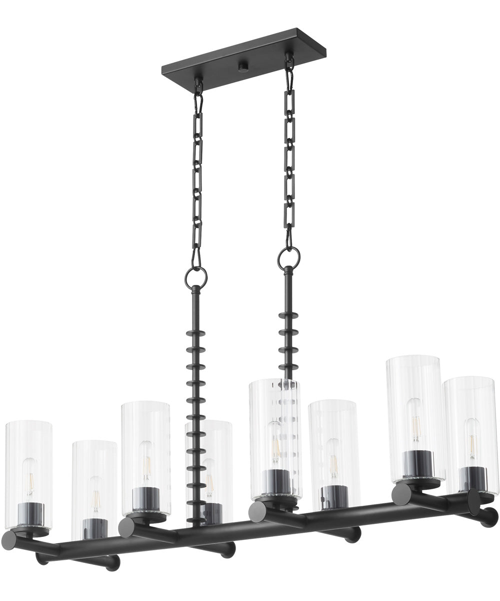 Tamara Day's Mercier 8-light Chandelier Matte Black
