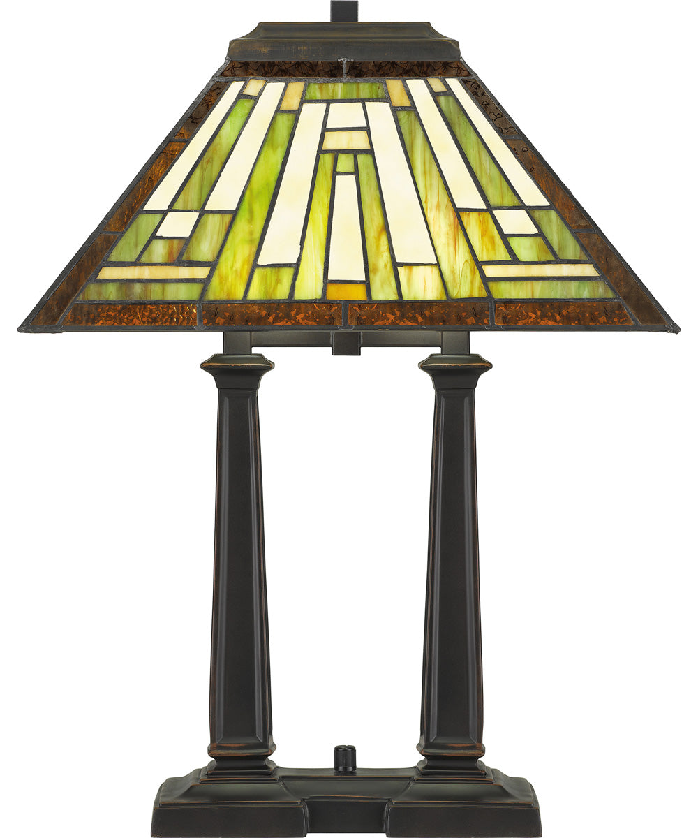 Decker Small 2-light Table Lamp Russet