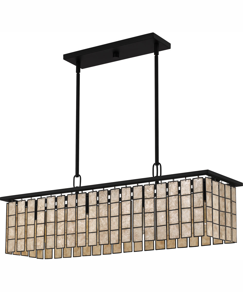 Seigler Small 4-light Island Light Matte Black