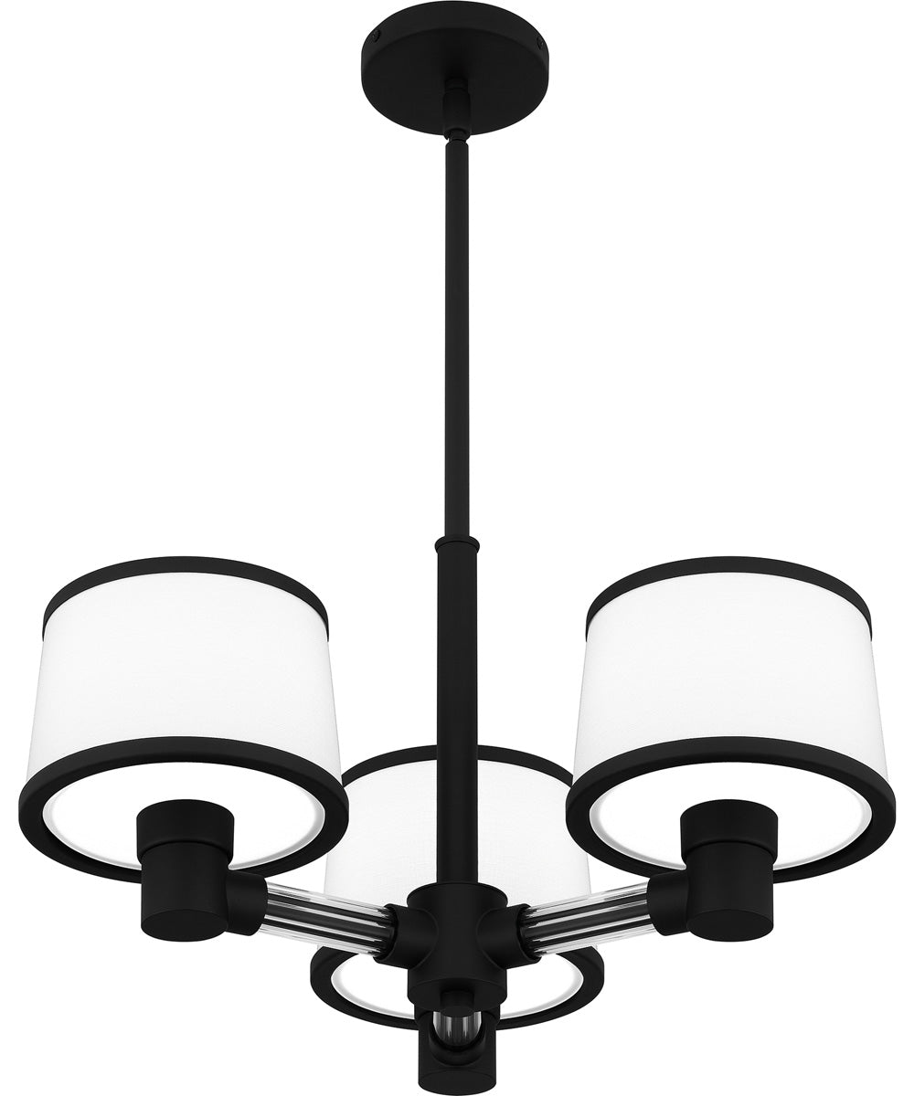 Kylen 3-light Pendant Matte Black
