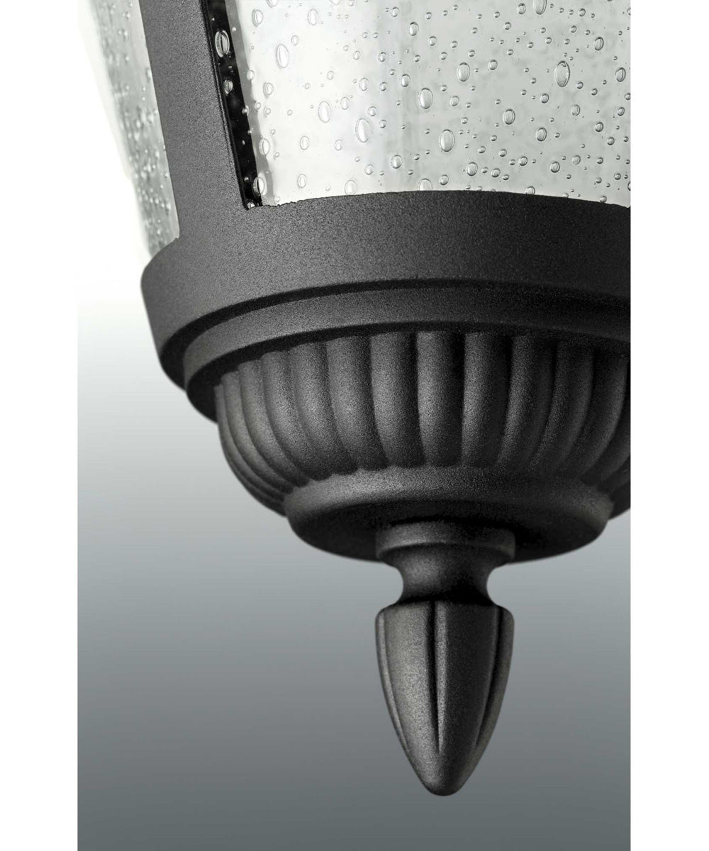 Westport 1-Light 9-1/8" Flush Mount Textured Black