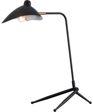 Risley 24.5'' High 1-Light Desk Lamp - Matte Black