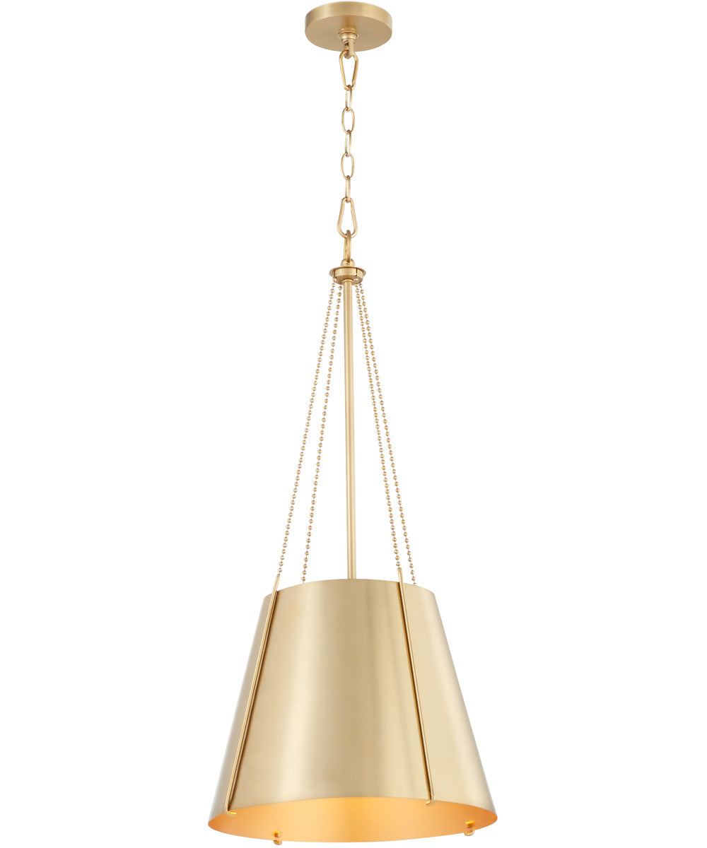 1-light Pendant Aged Brass