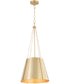 1-light Pendant Aged Brass