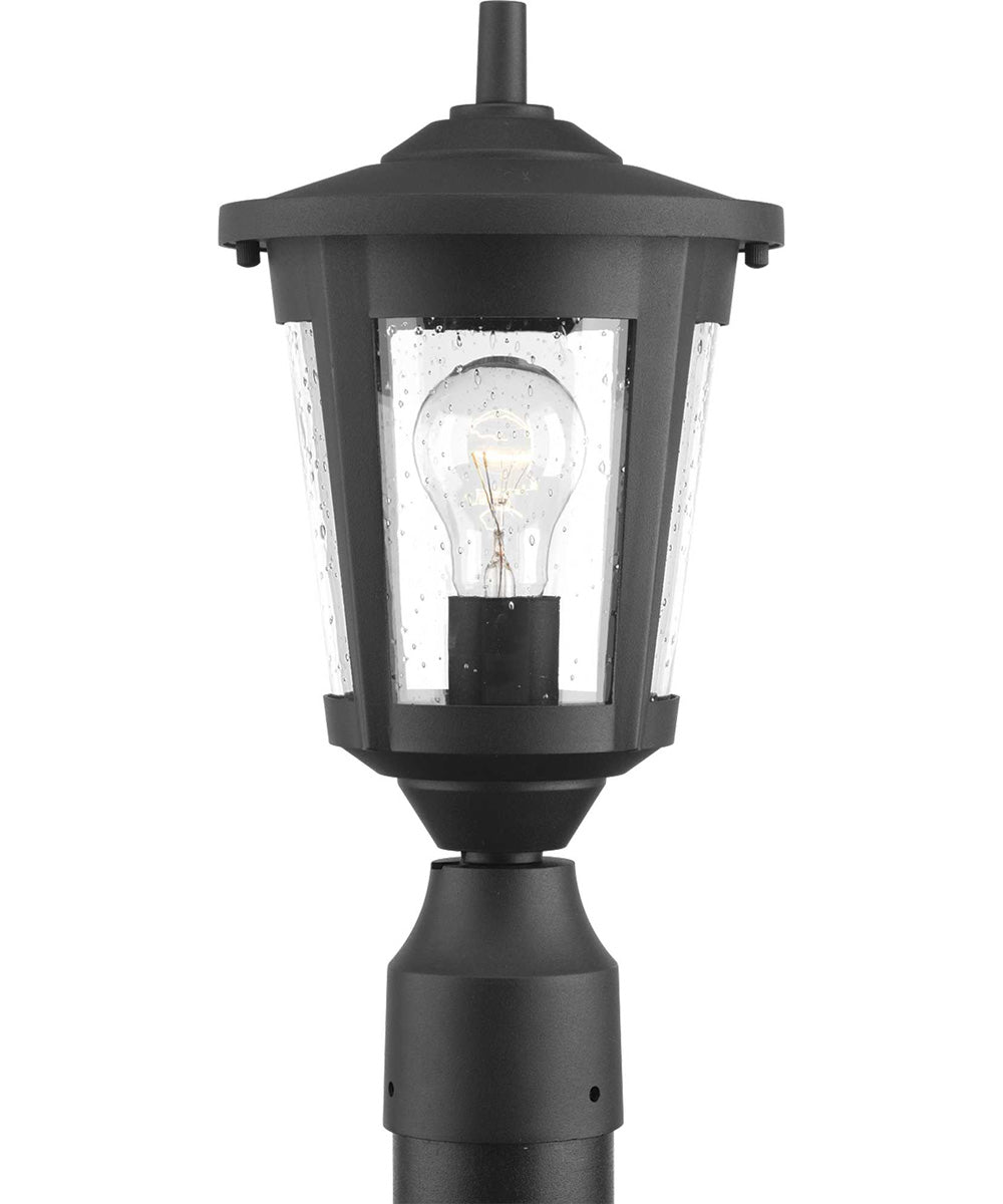 East Haven 1-Light Post Lantern Textured Black