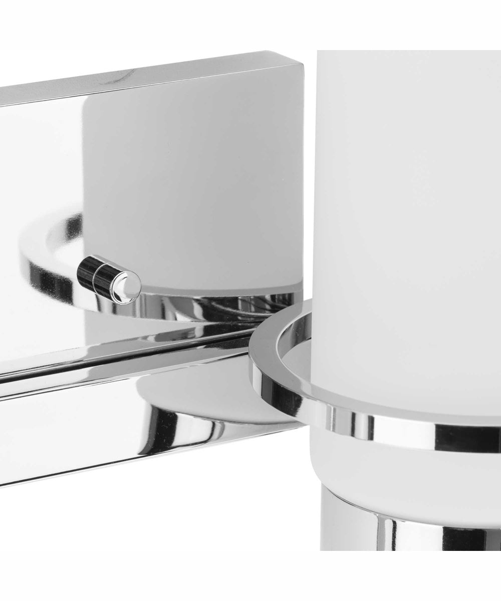 Reiss 2-Light Modern Farmhouse Vanity Light Polished Chrome