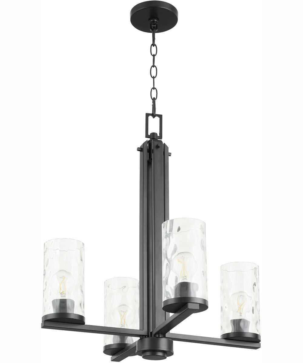 Steinway 4-light Chandelier Matte Black