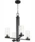 Steinway 4-light Chandelier Matte Black