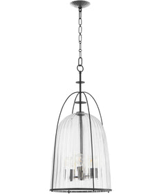 3-light Pendant Matte Black