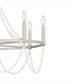 Brigitta 8-light Chandelier Brushed Nickel