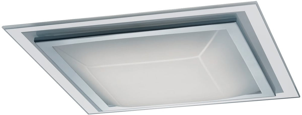 15"W Pyramid LED Ceiling Light Chrome