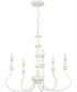 Adela 5-light Chandelier Antique White