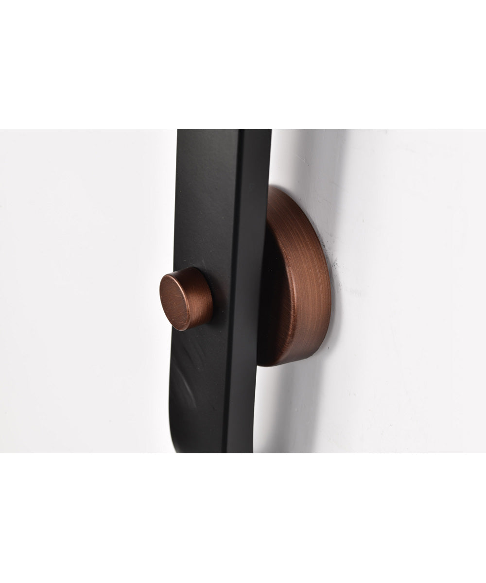 Colby 1-Light Vanity & Wall Matte Black