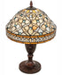 10" High Jeweled Quatrefoil Accent Lamp
