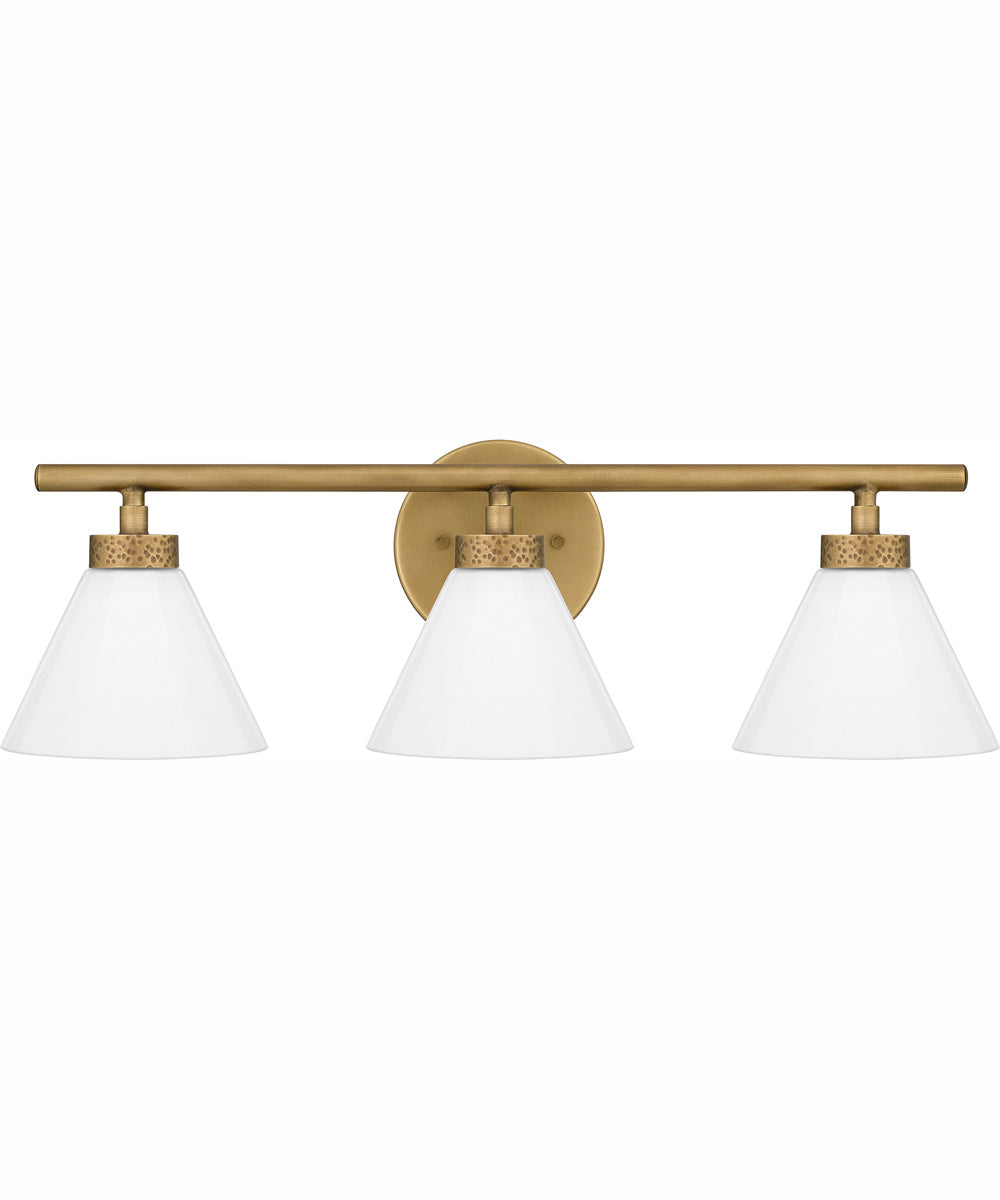 Ira Large 3-light Bath Light Weathered Brass