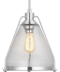 Range 1-Light Pendant Polished Nickel