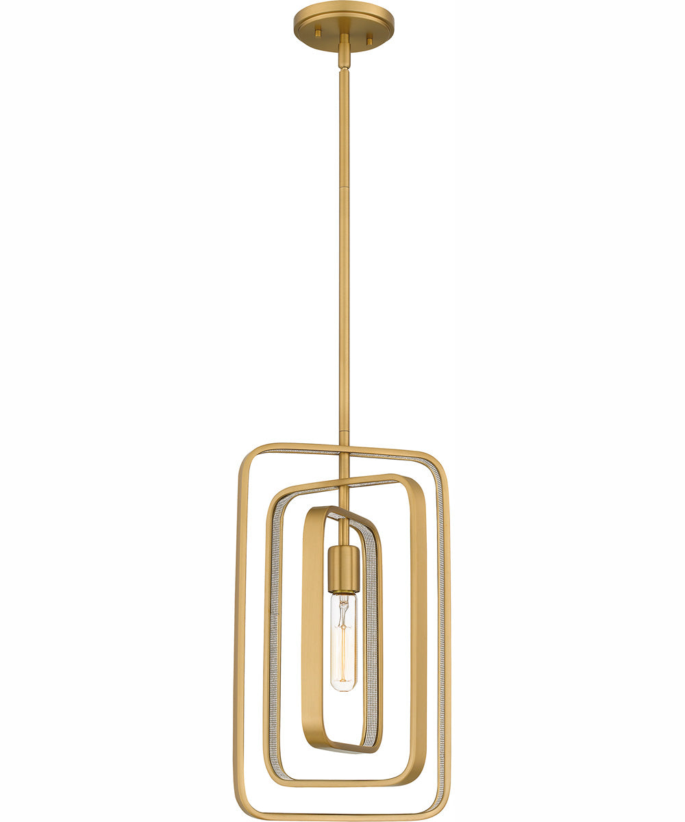 Dupree 1-light Mini Pendant Brushed Weathered Brass