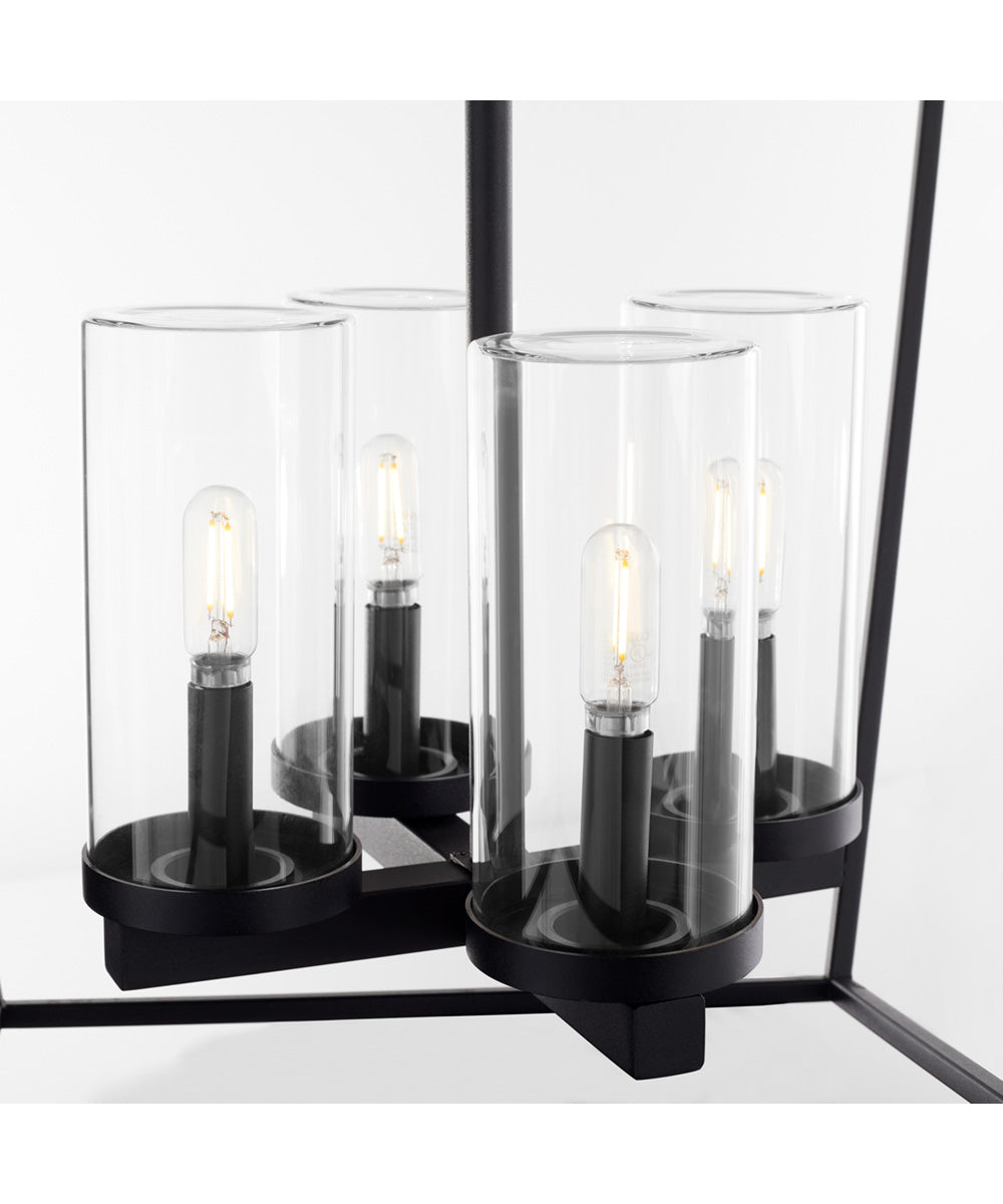 Odeon 4-light Pendant Matte Black