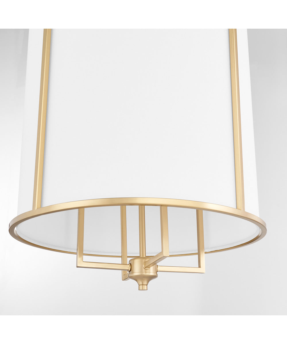 Eldorado 4-light Entry Foyer Hall Chandelier Aged Brass