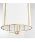 Eldorado 4-light Entry Foyer Hall Chandelier Aged Brass