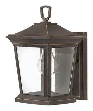 12"H Bromley 1-Light Mini Outdoor Wall Light in Oil Rubbed Bronze