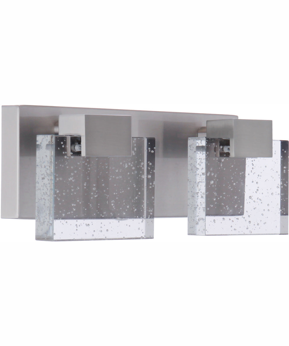 Alamere 2-Light Vanity Brushed Polished Nickel