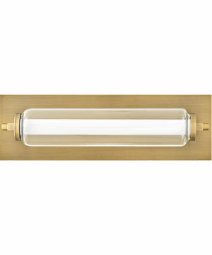 Lucien LED-Light Small LED Vanity in Lacquered Brass