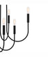 Cabry 8-light Chandelier Mystic Black
