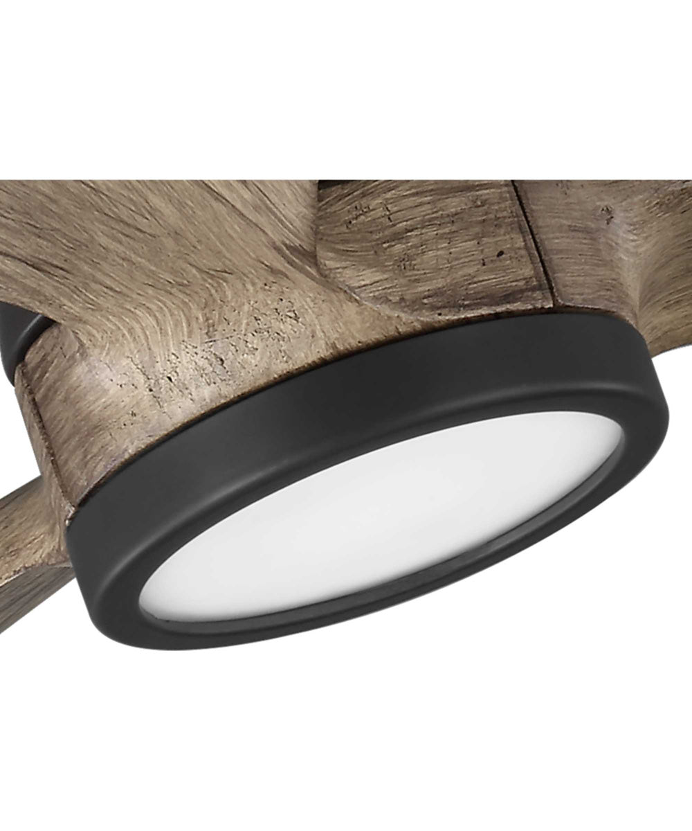 Farris 3-Blade Carved Wood 60" Ceiling Fan Graphite