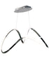 Perpetual LED Pendant Black Chrome