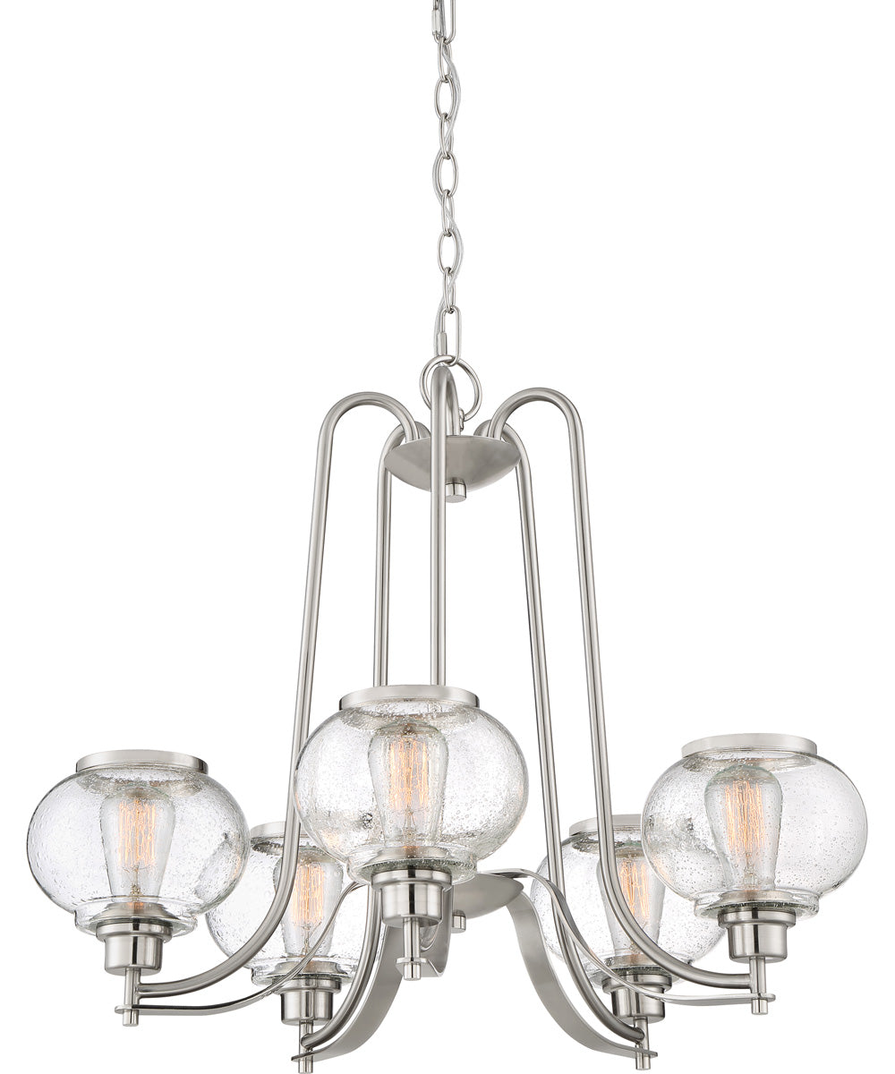 Trilogy 5-light Chandelier Brushed Nickel
