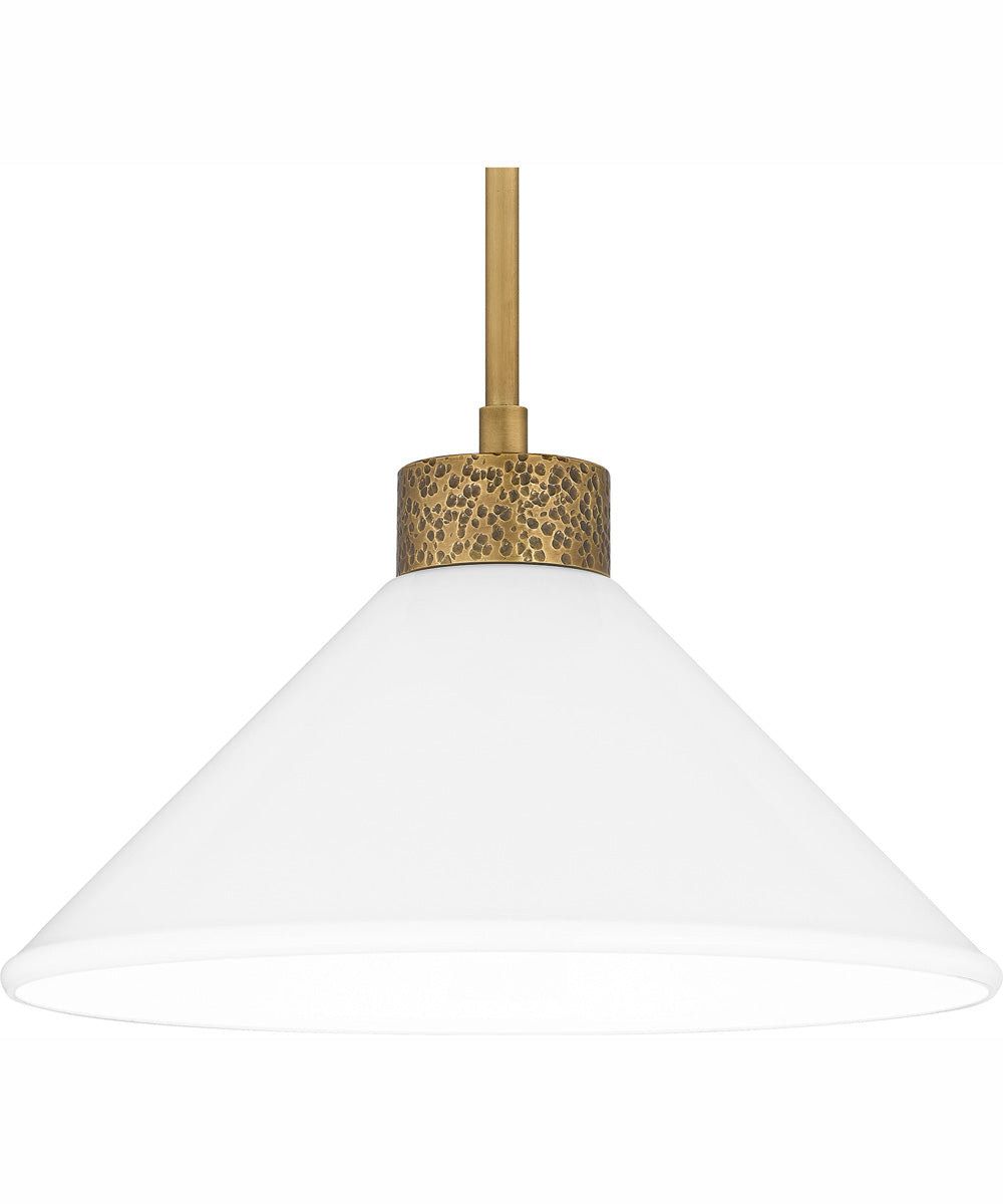 Quoizel Pendant 1-light Pendant Weathered Brass