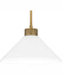 Quoizel Pendant 1-light Pendant Weathered Brass