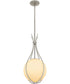 Quoizel Pendant Small 1-light Mini Pendant Brushed Nickel