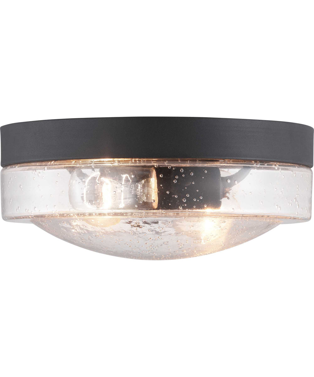 Weldon 2-Light Flush Mount Textured Black