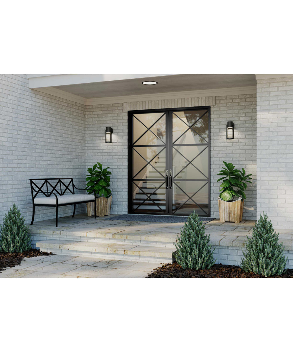 Z-1030 1-Light LED Small Wall Lantern Textured Black