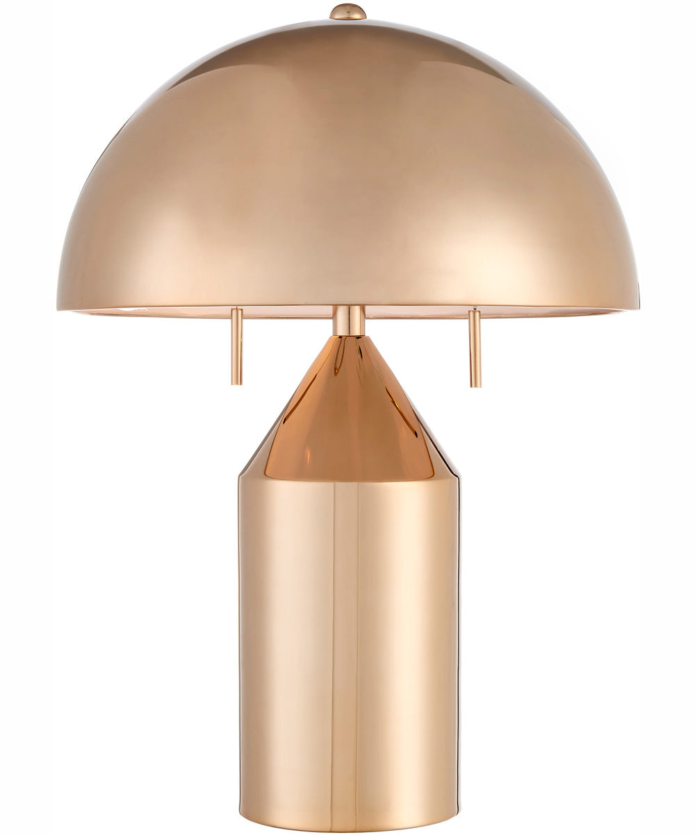 Ranae 2-Light Metal Table Lamp Gold