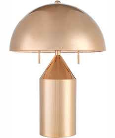 Ranae 2-Light Metal Table Lamp Gold