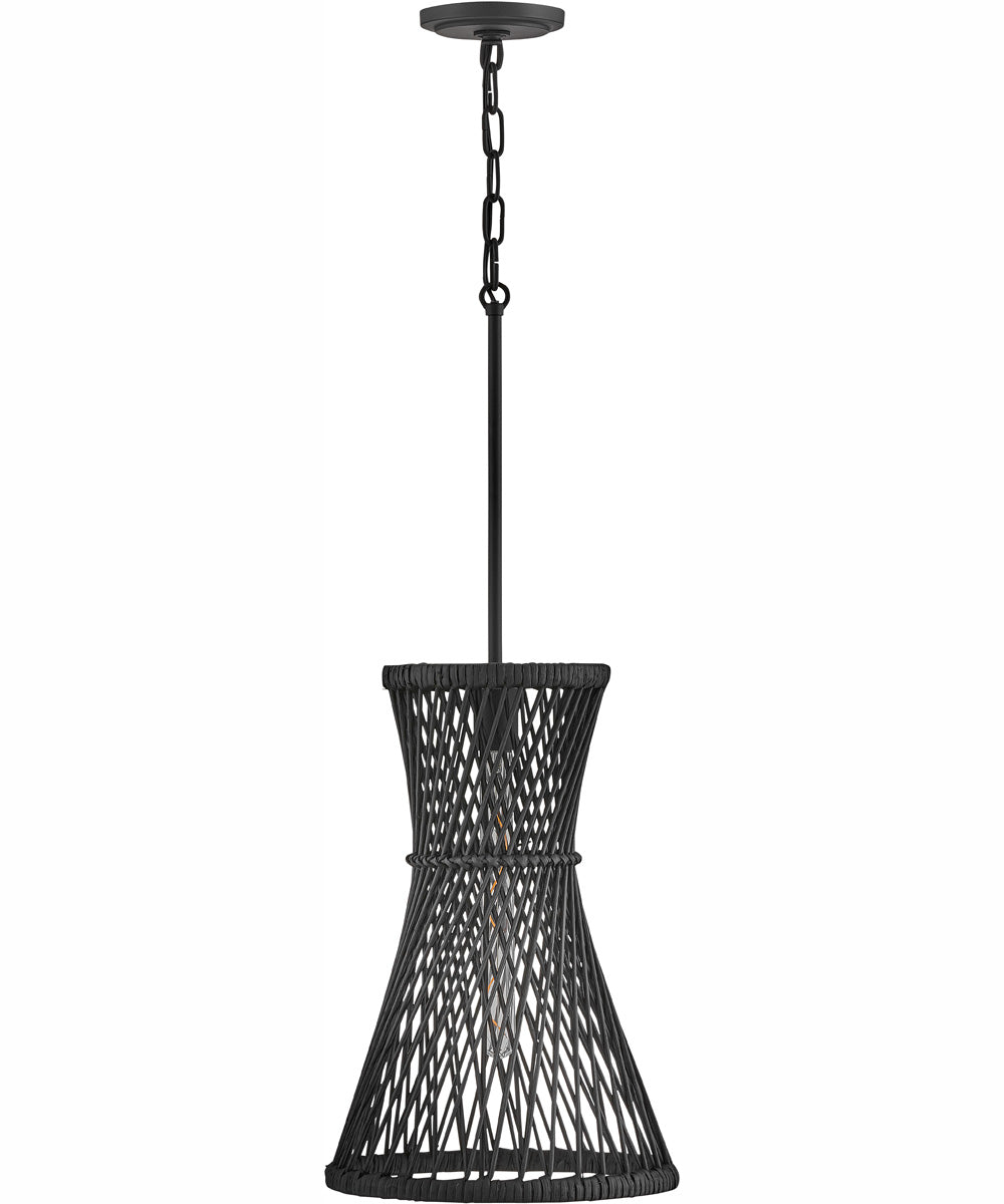 Twyla 1-Light Medium Pendant in Black