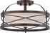 14"W Ginger 2-Light Close-to-Ceiling Old Bronze